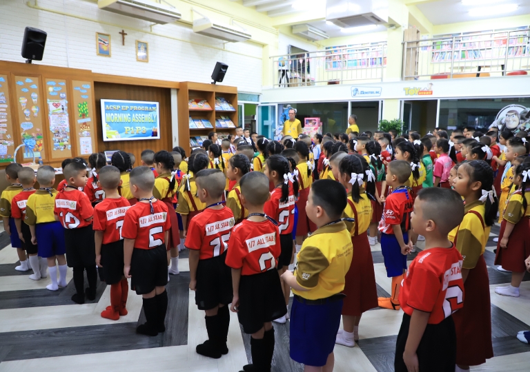 June 10, 2019 Morning Assembly P1-P3 Presentation How to show respect to the Teacher.