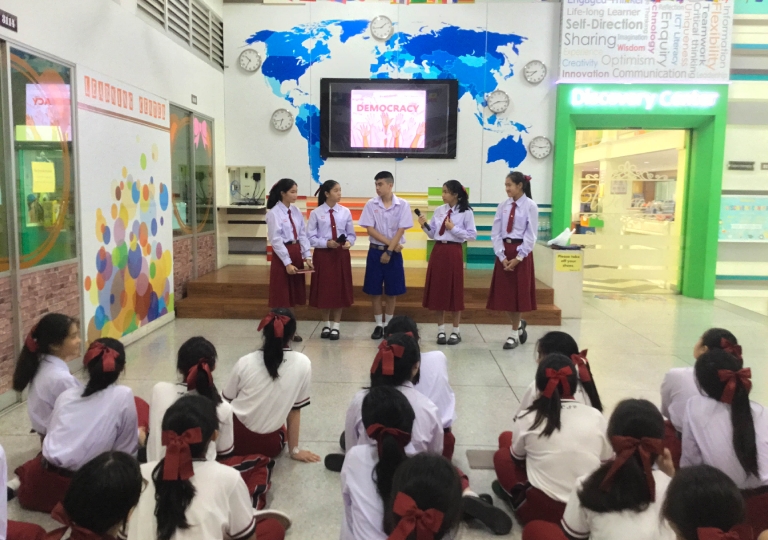 May 30, 2019 Morning Assembly M4-M6 Presentation about Democracy