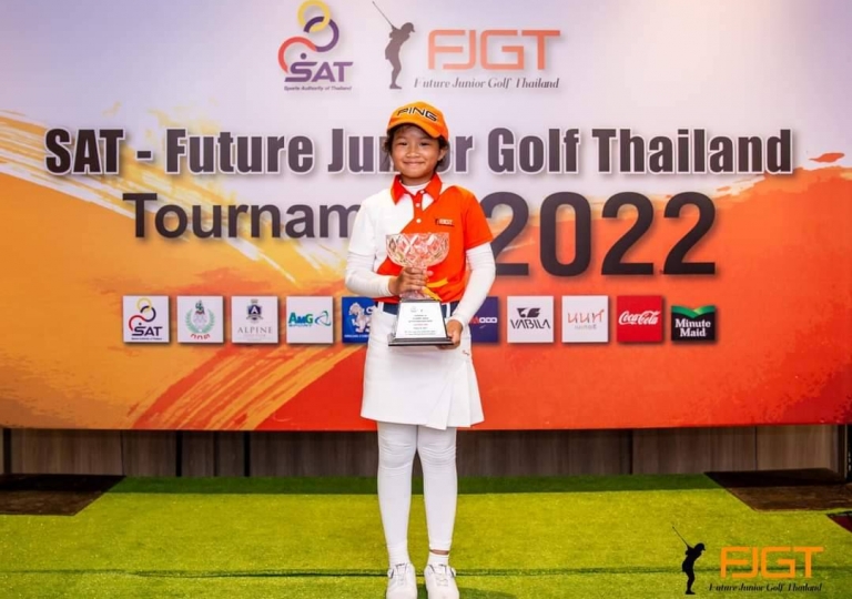 Congratulations to Kunnada Chalermkundacha from P.4/7 for winning the SAT - Future Junior Golf Thailand last January 22, 2022.