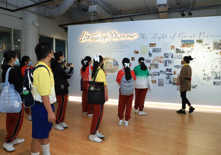 EP Level 3 learners explored the EGAT Learning Center, Central Office (Electricity Generating Authority of Thailand) to experience and have awareness of energy conservation, March 29, 2021.