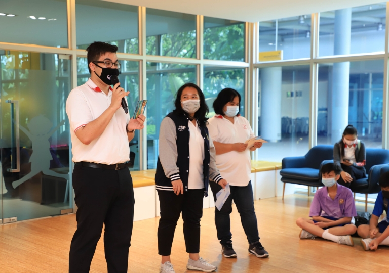 EP Level 3 learners explored the EGAT Learning Center, Central Office (Electricity Generating Authority of Thailand) to experience and have awareness of energy conservation, March 29, 2021.