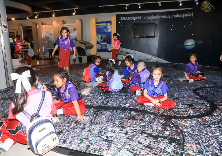 July 9, 2019 P2 Field Trip Bangkok Planetarium a science exhibition centre. It includes an aquarium, a computer world, a planetarium, and workshops/devices intended for children.