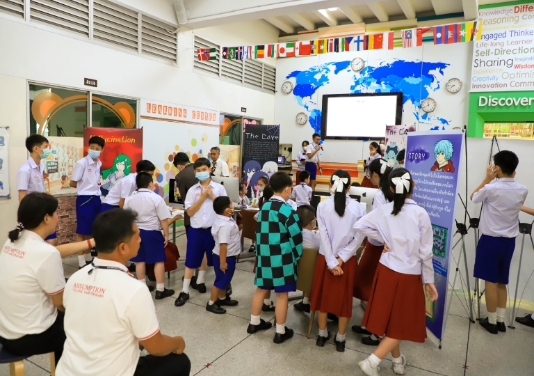 St. Gabriel building – To nurture the gift of Secondary 1 learners, ICT teachers designed the Can you Beat Our Game project-based activity, March 31, 2021.