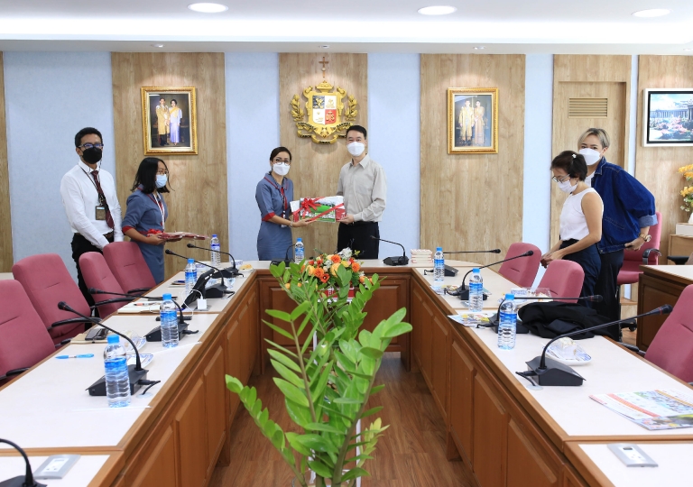  Assumption College Samutprakarn in cooperation with Assumption University held an administrative meeting to establish the Memorandum of Agreement (MOA) and plan various joint activities tailored to ACSP student development, 5 July 2022.