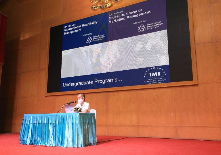 ACSP University Fair 2022 in cooperation with Tokyo International (TIU-Japan), International Management Institute (IMI-Switzerland), and Beijing Foreign Studies University (BFSU-China) for Secondary 5 and 6 in both EP and MLP, 17 June 2022.