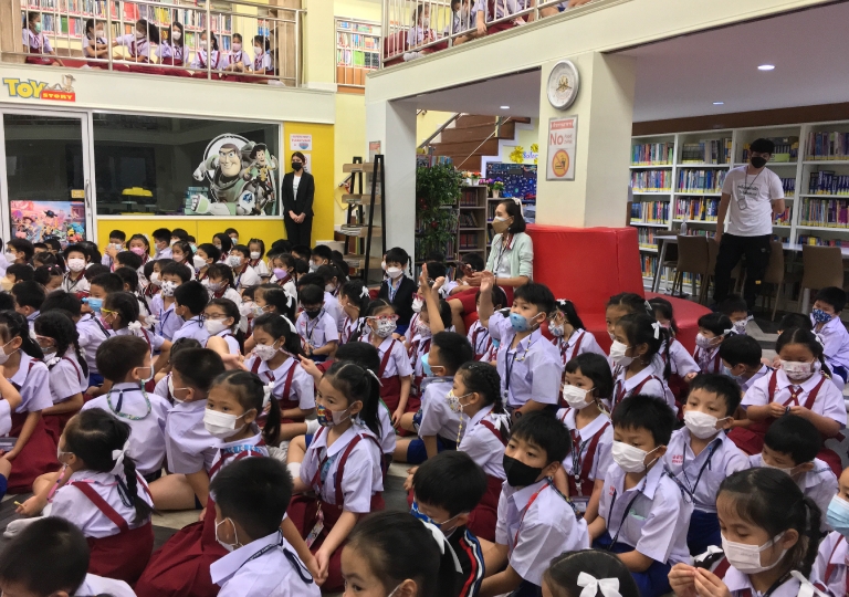 Led by Ms. Siriwan Yuthongkham (Head of Discipline EP), Discipline department, and Sikarin Hospital representatives, ACSP EP in cooperation with Sikarin Hospital organized the 4-week training First Aids for Choking & CPR for Primary 1 to Secondary 6 stude