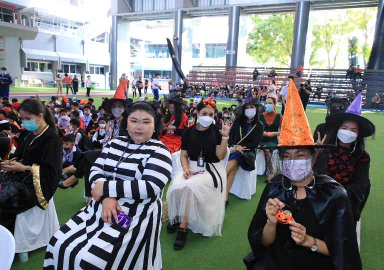 Saint Louis Arena – ACSP EP celebrated the annual event “Spooktacular Halloween 2022!”, organized by EP Discipline led by Ms. Kamontip Ploynil, Head of Level 4 Discipline, 31 October 2022.