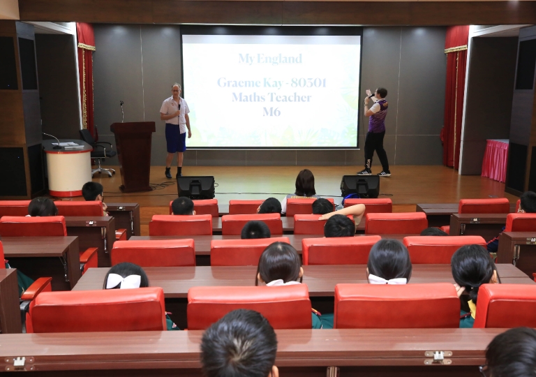 Secondary 1 and 2 students participated in the “Presentation Training” event, run by Mr. Graeme Kay and Mr. Alex Stewart. This activity was designed to train students in the skills they need to deliver a presentation effectively.