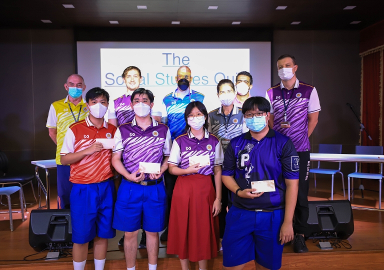 Social studies department, led by Mr. Alex Stewart, Head of social studies, held the World Knowledge Quiz where 4 of the top students:
