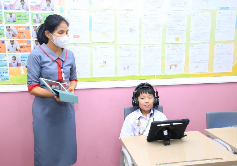 ACSP led by academic team held the EdSpeak Pilot Testing for Primary 4 on 3 July 2023 at Albert Lawrence Hall.