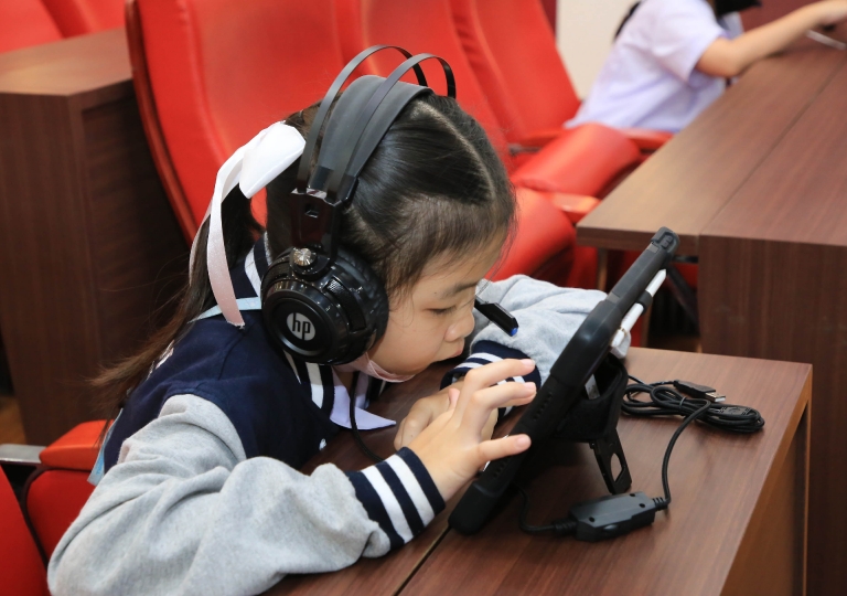 ACSP led by academic team held the EdSpeak Pilot Testing for Primary 4 on 3 July 2023 at Albert Lawrence Hall.