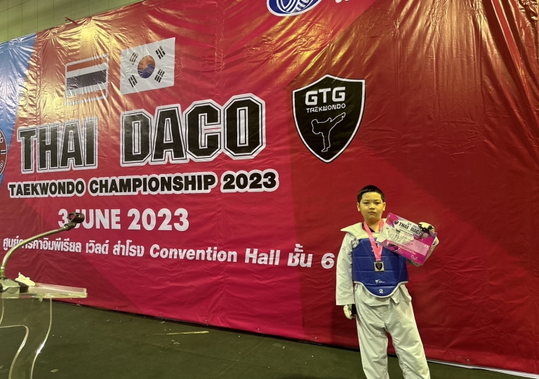 Congratulations to English Program students who competed in SINGA-TSGU Junior Future Tour 2023 and Thai Daco Taekwondo Championship 2023.