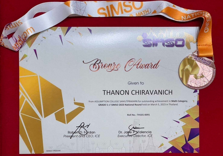 Congratulations to the 3 English Program students who competed in different competitions hosted by established Thailand organizations recognized internationally.