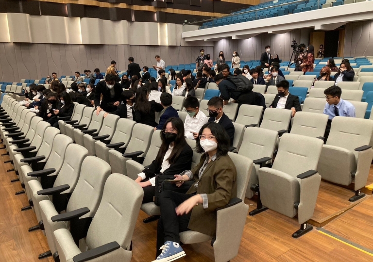 Ten English Program students from S4, S5, and S6 travelled to Jakarta on 10-16 May 2023 with Mr. Graeme Kay to attend the Indonesia Model United Nations 2023