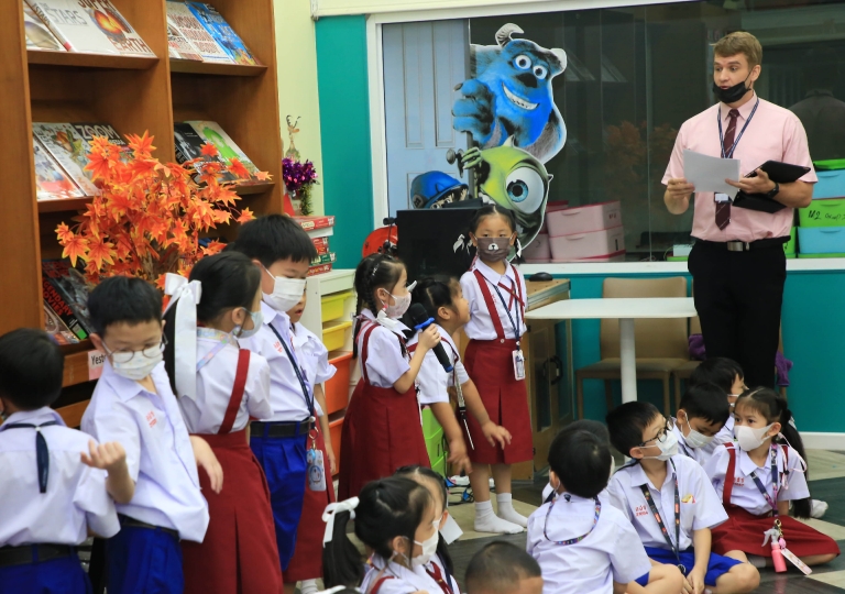 Primary 1-3 Morning Assembly and P1/7 Reading Story Presentation